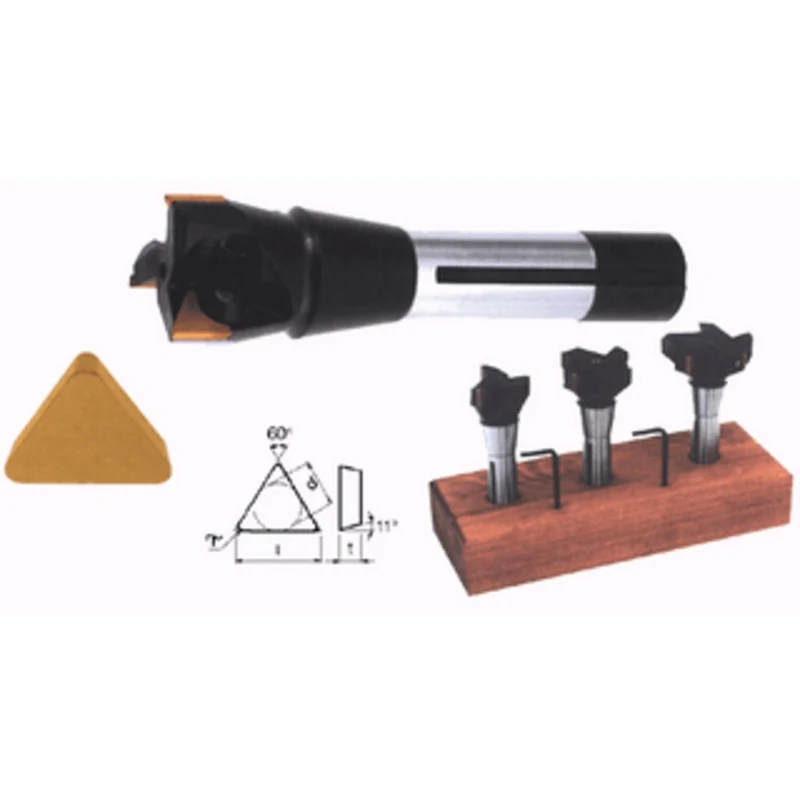 Precise 90 Indexable End Mill, R8 Shank, 3 Dia. - 901-540